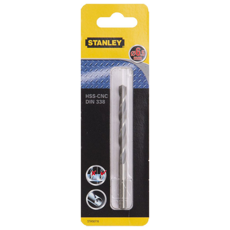 Punta Da Trapano Stanley STA50112-QZ Al Cobalto 6mm Per Metallo - Foto 5