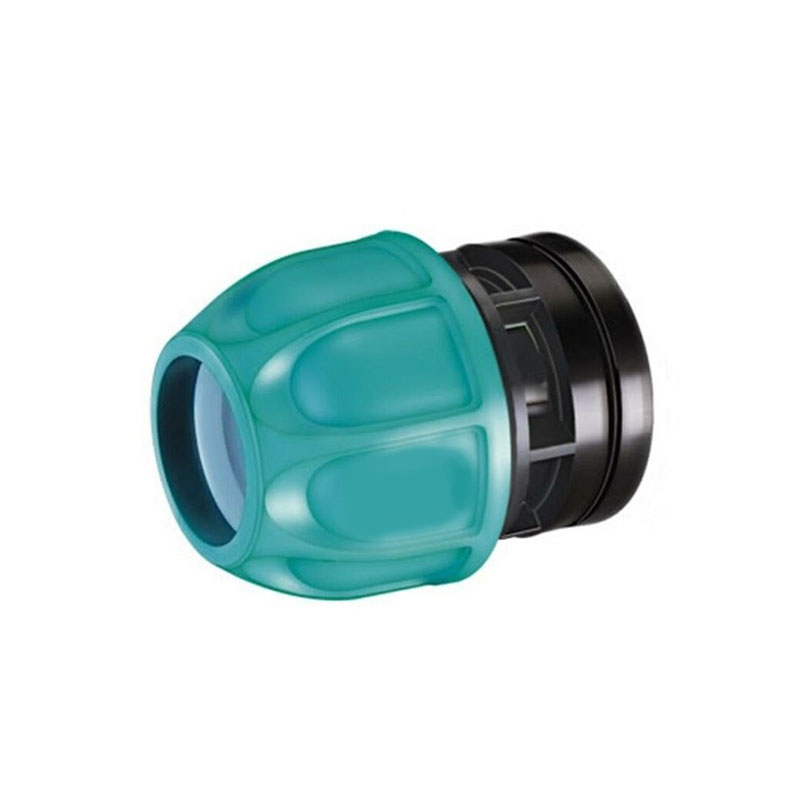 Suinga Raccordo filettato 3/4 maschio multistrato per tubo da 25 mm, con necessità di pressa a macchina, grigio