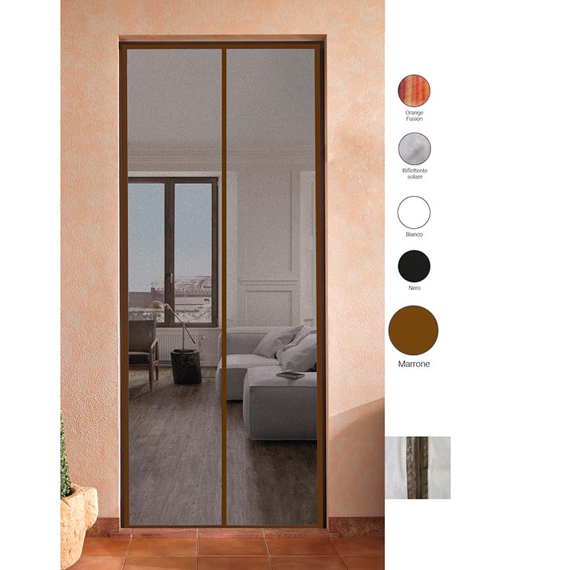 Tenda magnetica Magnetix marrone 150x250 cm