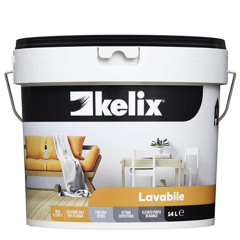 Idropittura lavabile 14 litri bianca