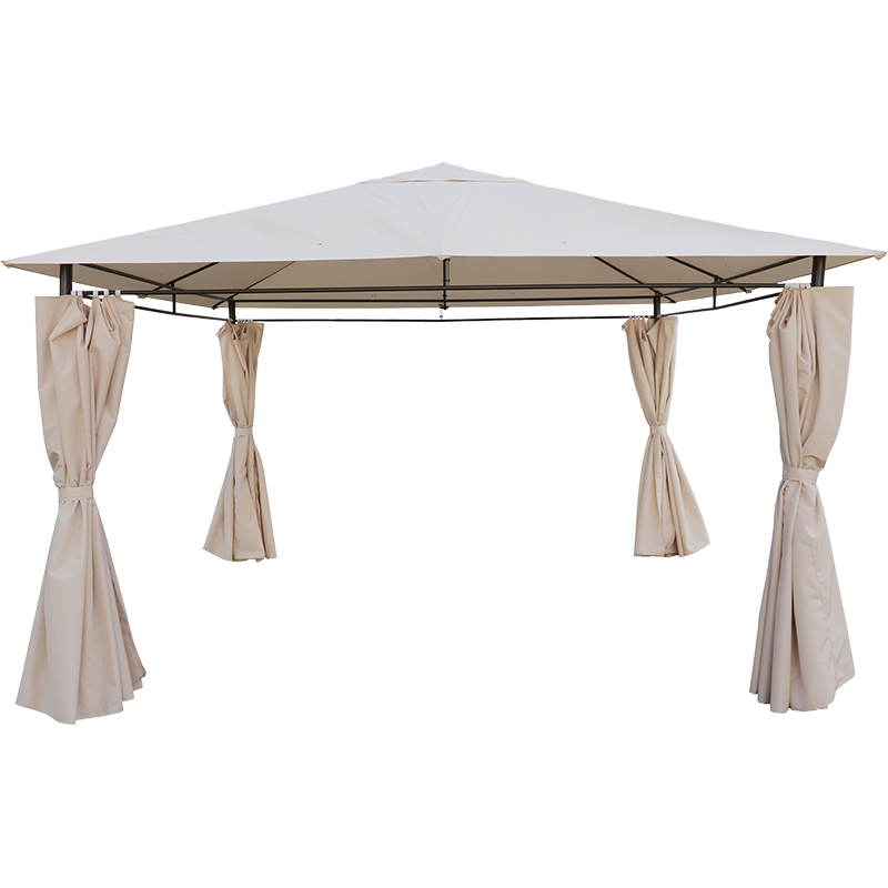 Gazebo Micene 3,6x3,6xH.1,95 m ecru