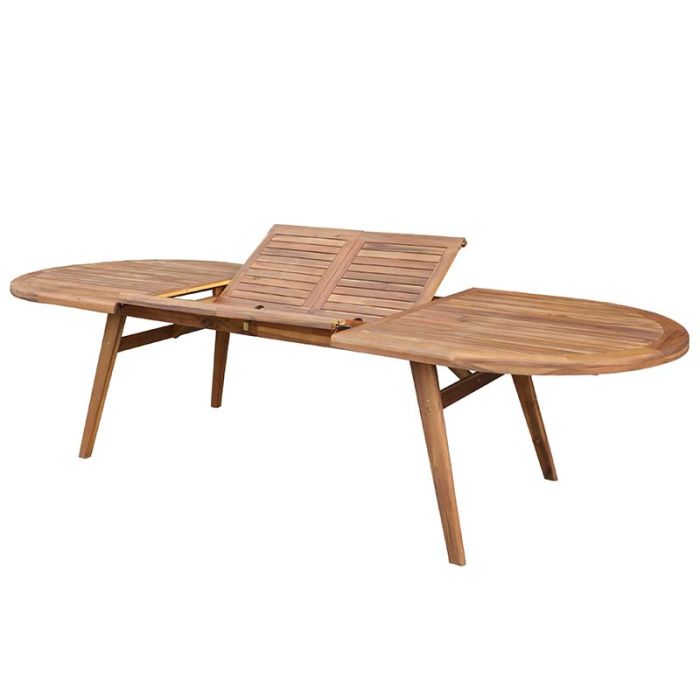 Tavolino Pieghevole Amalfi In Legno Di Acacia | 45x45x45 Cm | Per Giardino, Terrazzo O Interni | Peso 4 Kg - Foto 7