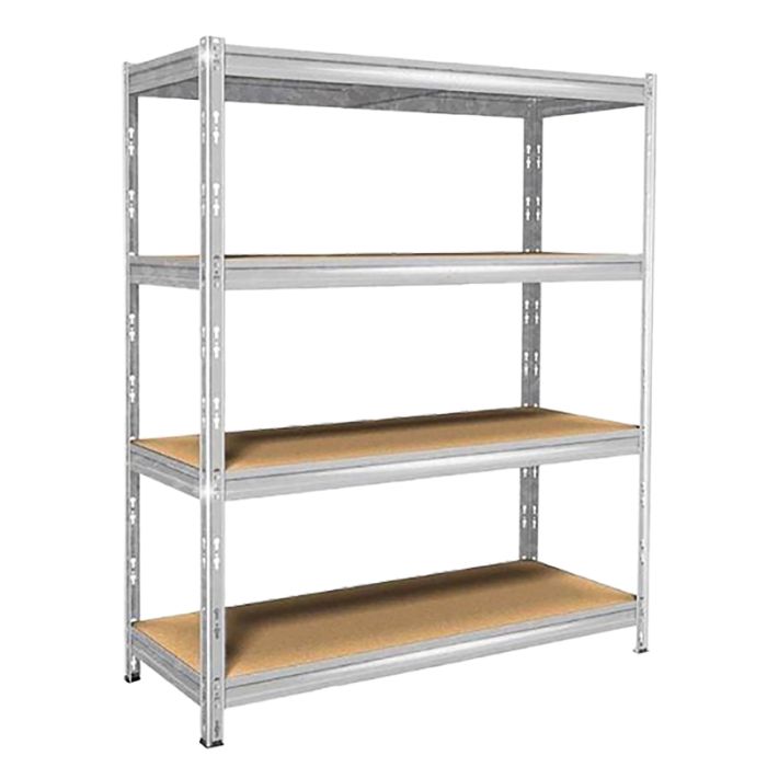 Scaffale in legno e metallo