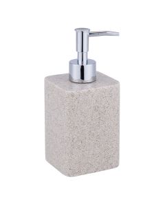 Dispenser sapone 7,4x7,4xh11/17cm poliresina