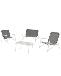Set formentera in ferro bianco