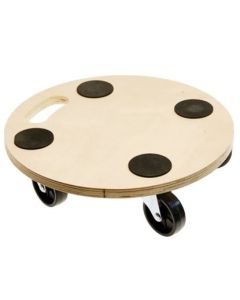 Carrello rotondo in compensato Ø 38 cm