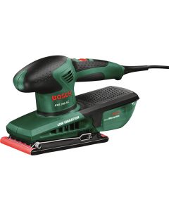 Levigatrice orbitale, 200 w, piastra 92x182 mm, in valigetta