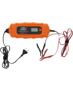Caricabatteria xlpt 6ah per auto, caricatore intelligente, display digitale, potenza max 100w, tipi di batteria compatibili 6v / 12v