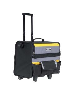 Borsa in tessuto 20'' c/ruote e maniglione metallo