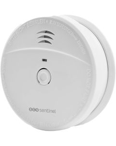 Rivelatore di fumo, con allarme sonoro, spia luminosa, a batteria