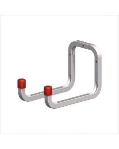 Gancio doppio, acciaio zincato, 175 mm