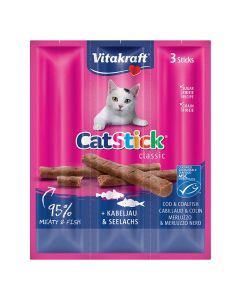 Cat stik mini, snack per gatti, vari gusti, conf. 18 gr