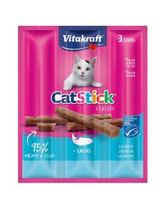 Cat stik mini, salmone, conf. 18 gr