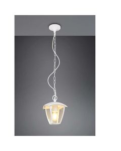 Serie venta, sospensione, h.82 cm, in alluminio, e27, ip44, colore bianco