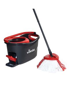 Sistema lavapavimenti turbo smart, sistema di strizzatura a centrifuga, fiocco 100% in microfibra