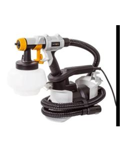 Pistola a spruzzo hvlp 700w, serbatoio 1200ml, con 3 ugelli, 10filtri di carta, misurino per viscosita', ago e spazzola per la pulizia