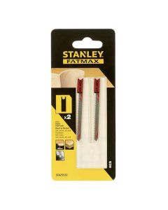 Lame 75x2 mm, per seghetto alternativo, taglio curvo legno, 2 pezzi