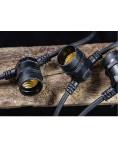 Catenaria 220v 10 portalamp e27 650cm ip44