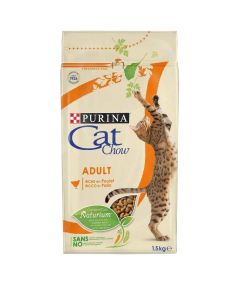 Cibo secco per gatti, adult pollo e tacchino, conf. 1,5 kg