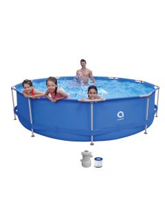Piscina fuori terra tonda ⌀ 360xh76 cm con pompa filtro da 1136 l/h
