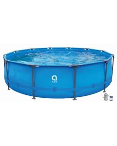 Piscina tonda c/struttura 3,6x0,76 mt