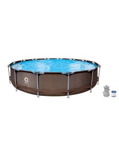 Piscina fuori terra tonda, Ø 427xh.84 cm con pompa filtro da 2006 lt/h