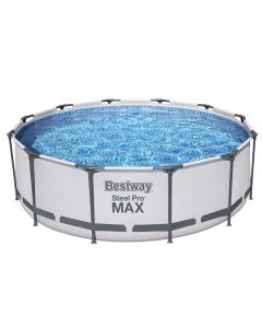 Piscina fuori terra  steel pro max, Ø 366xh.100 cm, con pompa filtro a cartuccia
