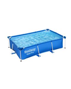 Piscina fuori terra rettangolare 259x170xh.61 cm, compatibile con pompa a cartuccia