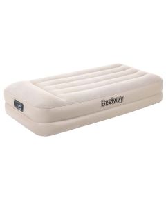 Materasso singolo gonfiabile airbed tritech 191x97x42 cm, beige