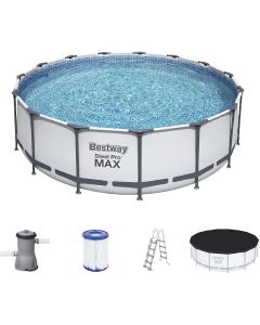 Piscina fuori terra bestway rotonda steel pro max Ø 457xh.107 cm