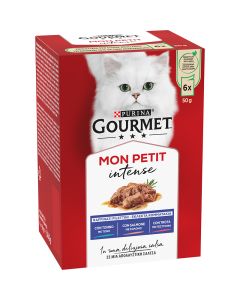 Gourmet mon petit tonno/salmone/trota 6x50g