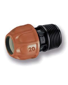 Raccordo 20 mm, filetto 1" maschio