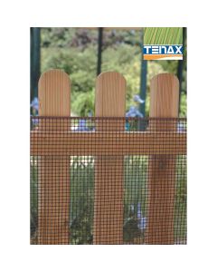 Rete quadra protettiva, in plastica, 1x5 mt, marrone