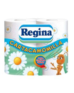 Regina carta igienica camomilla, conf. 4 rotoli