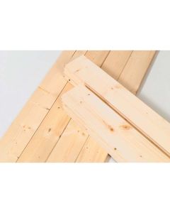 Listone doppio uso cm 19x150x2000, mq 1,50, in abete grezzo