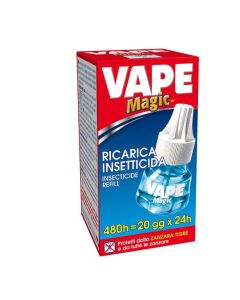 Vape insetticida ricarica liquida, classica, 60 notti