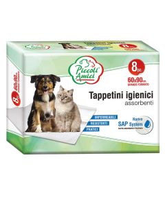 Tappetini igienici, 60x90 cm, 8 pz