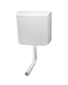 Cassetta wc geberit 9 lt, ap110, tasto stop bianco