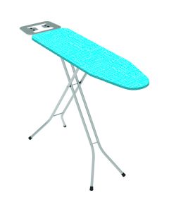 Asse da stiro fanta 30x105 cm, piano in rete, altezza regolabile, portaferro in acciaio verniciato