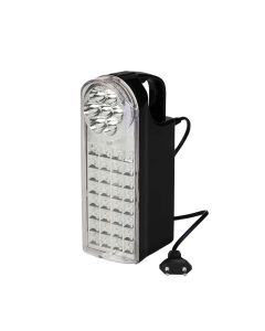 Lampada emergenza portatile 32+7 led 80cm cavo