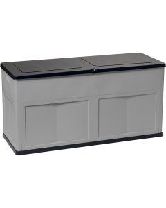 Baule trend 320 lt, 119x46xh.60 cm, colore nero/grigio basalto