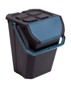 Pattumiera impilabile 40 lt, 38x38xh.46 cm, colore blu