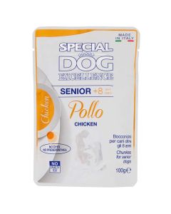 Cibo umido per cane, special dog excellence, conf. 100 gr, senior pollo