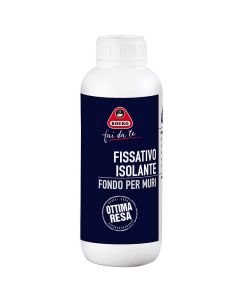 Fissativo boero base di resine acriliche in emulsione isolante per muri, 1 litro