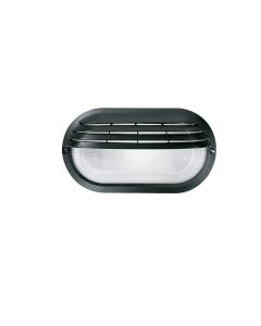 Plafoniera ovale, 40 w, nera