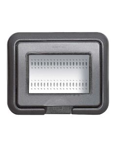 Placca living ip 44 antracite