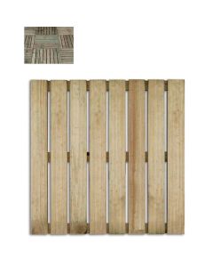 Piastrella in pino impregnato, 50x50 cm