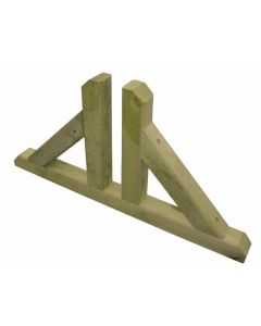 Base di sostegno per griglie, in legno, 60xh.30 cm