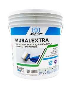 Idropittura lavabile muralextra 13 lt, per interni, antigoccia, alta copertura, colore bianco