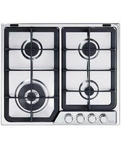 Piano cottura a gas, 3 fuochi + 1 tripla corona, 58 cm